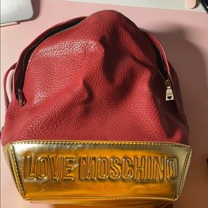 PRE OWNED LOVE MOSCHINO BACKPACK